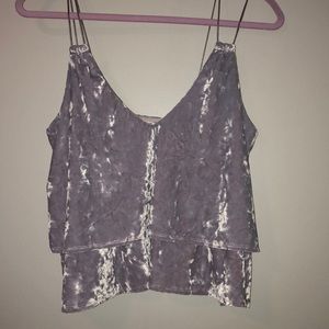 Velvet top